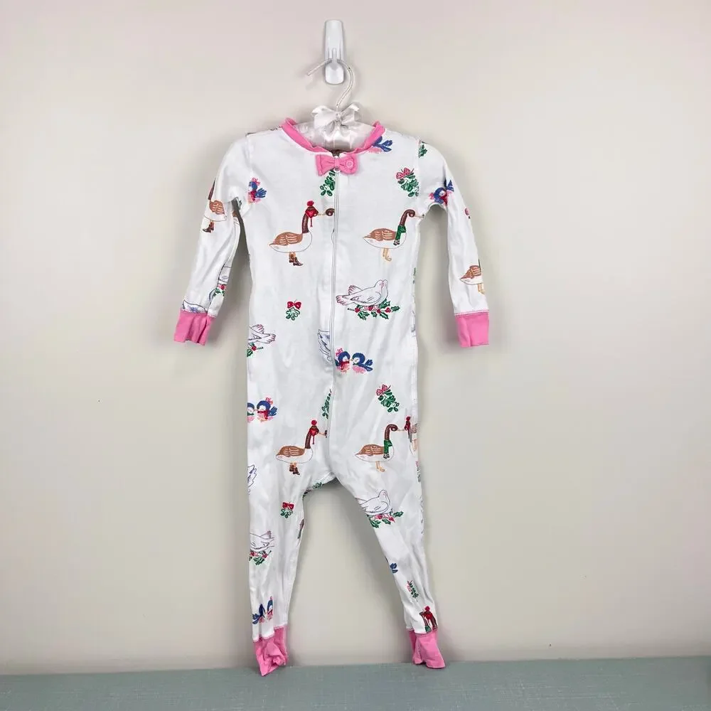 TBBC Noelle's Night Night Mistletoe Musings Hamptons Hot Pink 2T